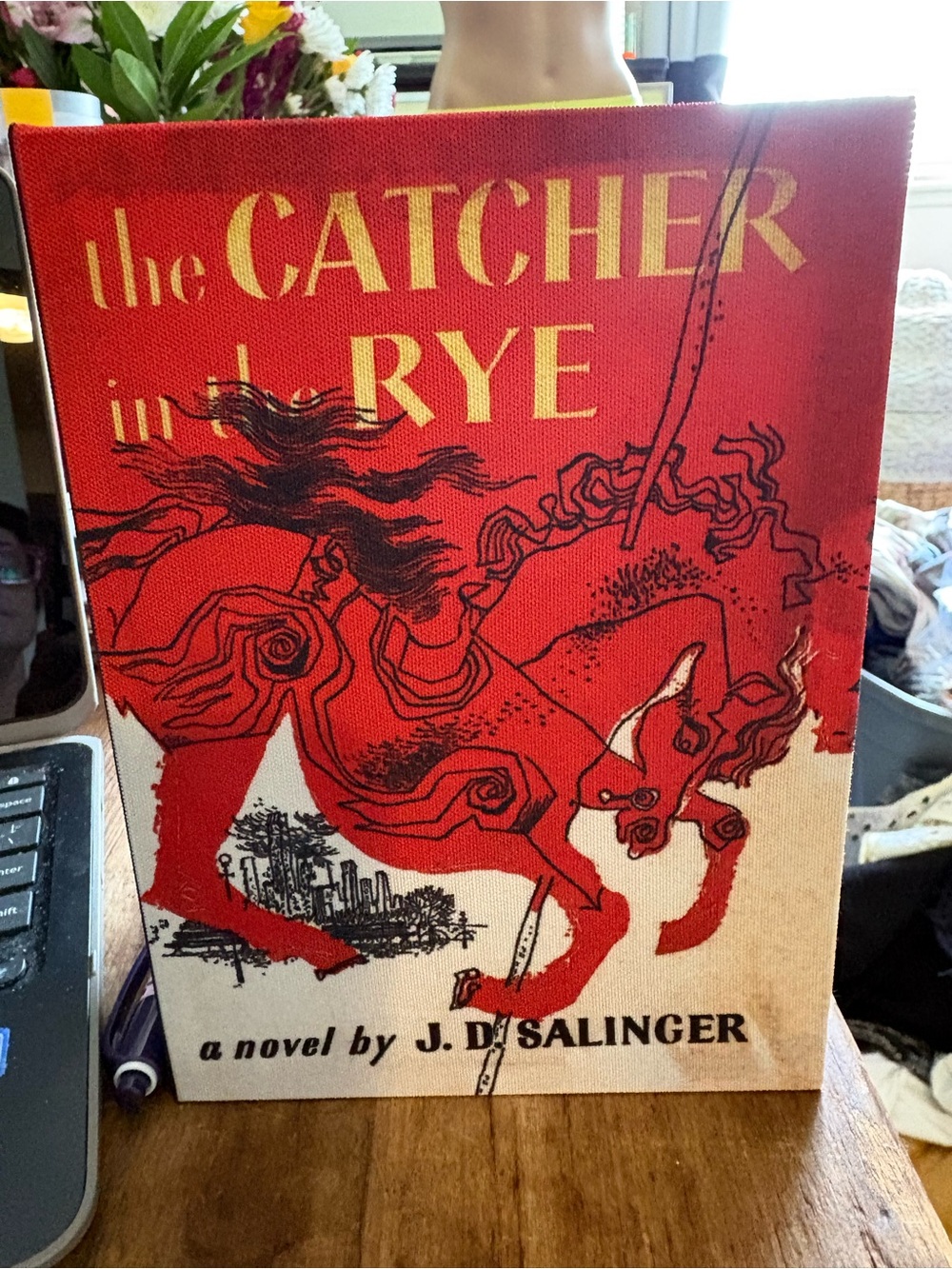 Book Shaped Velvet Lined Trinket Box the Catcher in the Rye